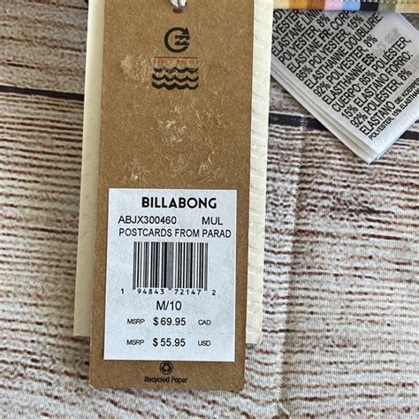 Billabong Swim Nwt Billabong Postcards From Paradise Charlie Fixed Triangle Bikini Top