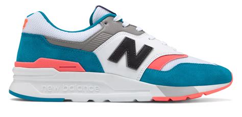 New Balance Men S H Shoes Blue With Pink Ebay