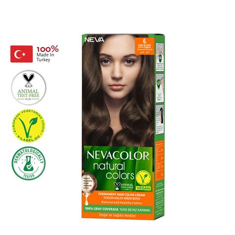 Nevacolor Natural Colors Vegan Permanent Hair Color Cream Dark Blonde Ml Magicboo