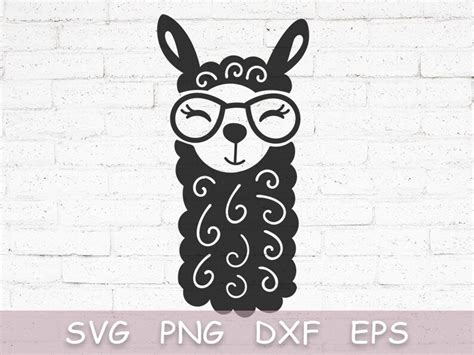 Llama Head Svg