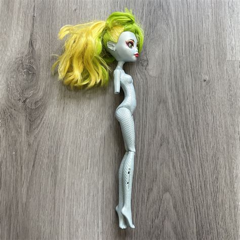 Monster High Nude Doll Freaky Fusion Lagoonafire NO HANDS NO FINS EBay