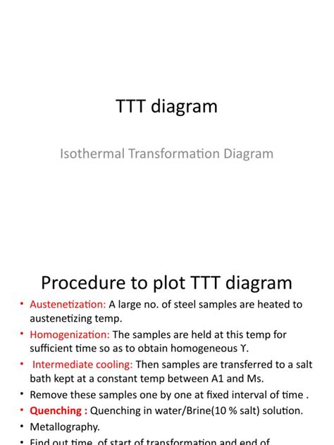 TTT Diagram | PDF