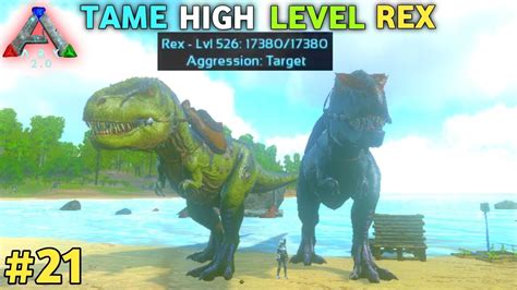 Tame A High Level Rex In Hard Place Ark Mobile Brutal Gameplay