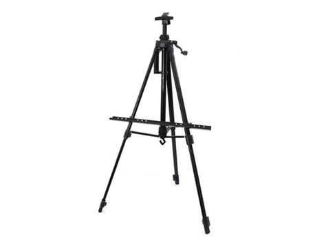 Мольберт-тренога телескопический (черный) Белоснежка - купить с ...