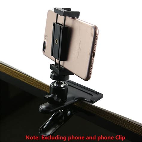 Tripod Camera Clip Clamp Flash Holder Mount W 360 Swivel Photography