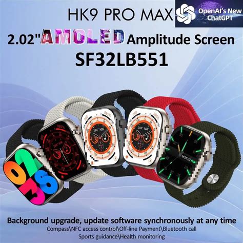 Hk9 Pro Max Ultra Series 9 Smart Watch Hk9 Pro Max Amoled Ekran Reloj ...