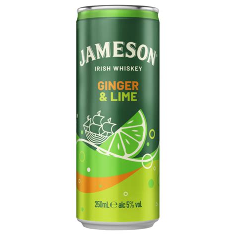 Jameson Ginger Ale Lime L Plech Z Pima Sk