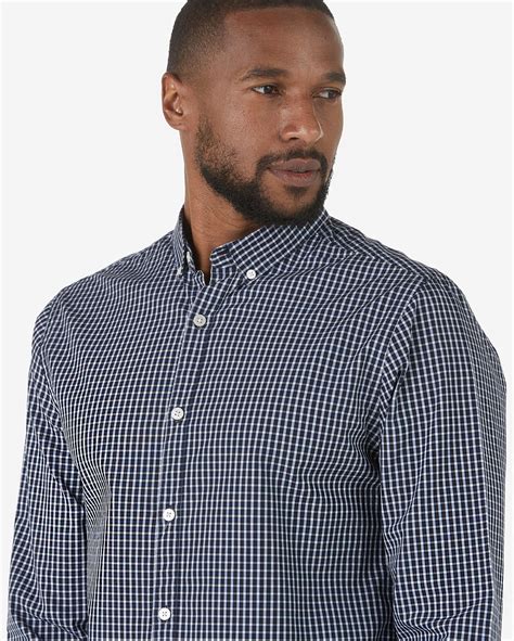 Riachuelo Camisa Social Manga Longa Masculina Xadrez Azul Marinho