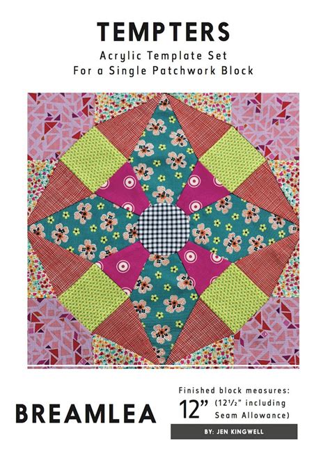 Breamlea Tempter Templates Jen Kingwell Designs 858499005491