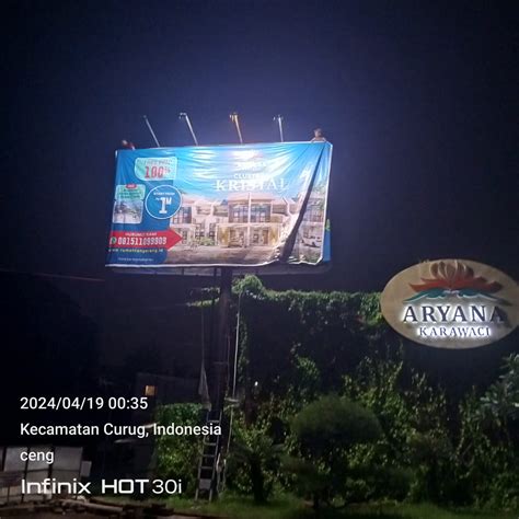 Diduga Mengabaikan K Pemasangan Banner Iklan Di Perumahan Aryana