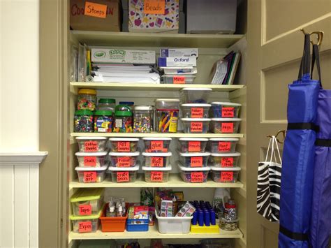 Teacher Closet Organization Classroom Pinterest