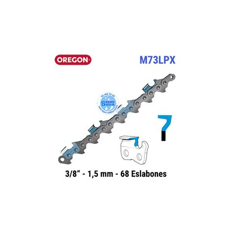 M73LPX Oregon DURACUT Cadena Motosierra 3 8 0 058 68 Eslabones