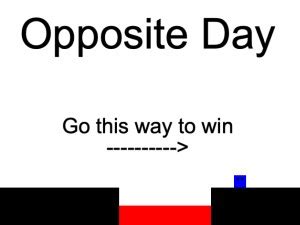 how to play opposite day