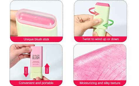 Amazon Multi Use Makeup Blush Stick Beauty Solid Moisturizer Stick Waterproof Natural Nude