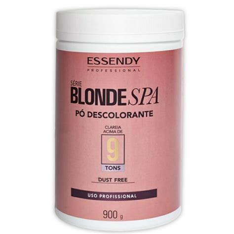 Pó Descolorante Para Luzes Profissional - Pó Descolorante Blonde Spa 900g Essendy Profissional - Ideal para ...