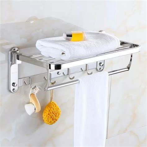 Porte Serviette Salle De Bain Acier Yotengo Ma