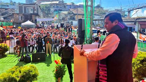 Mizoram Assembly Elections Sarbananda Sonowal Says Bjp Govt Is A