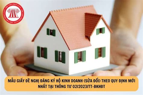 Mẫu giấy đề nghị đăng ký hộ kinh doanh sửa đổi theo quy định mới nhất