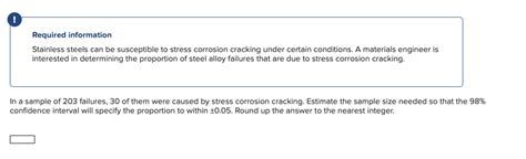 Solved Required Information Stainless Steels Can Be Chegg