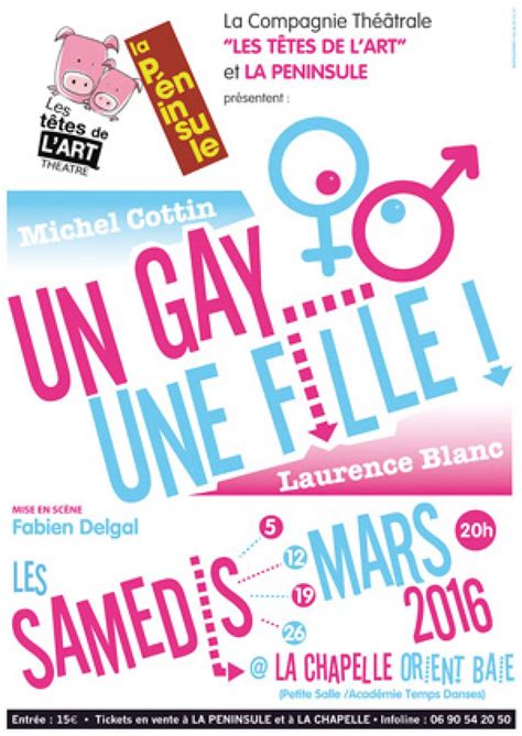 Un gay une fille Journal Le Pélican à Saint Martin