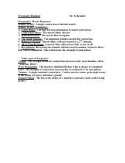 A P Myography Handout Pdf Myography Handout Dr B Kendall