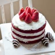 Easy Naked Red Velvet Cake A Night Owl Blog