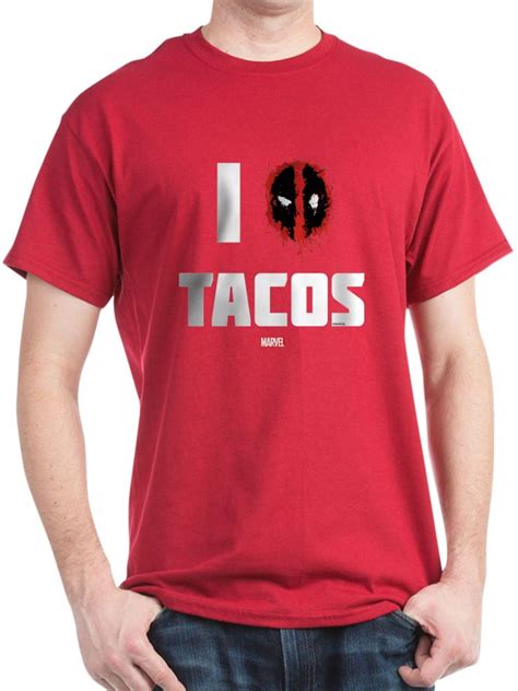 Cafepress Deadpool Tacos Dark T Shirt 100 Cotton T Shirt Walmart