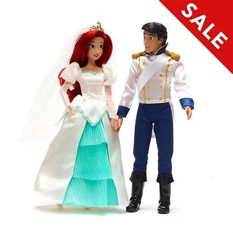 Disney Store Ariel And Eric Wedding Doll Set The Little Mermaid Shopdisney Uk