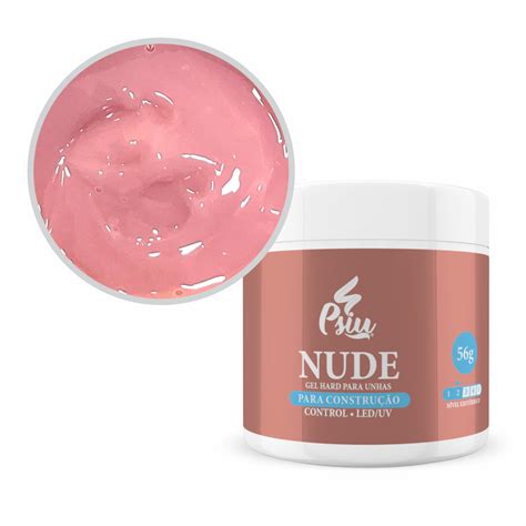 Gel Hard NUDE Control 56g Psiu Cosméticos