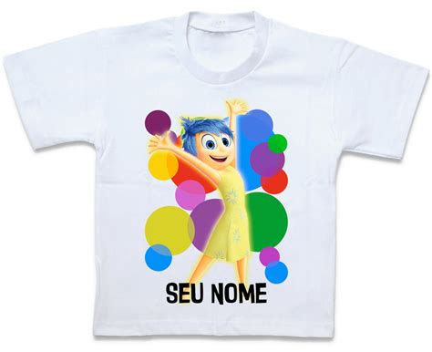 Camiseta Infantil Divertidamente Alegria Elo