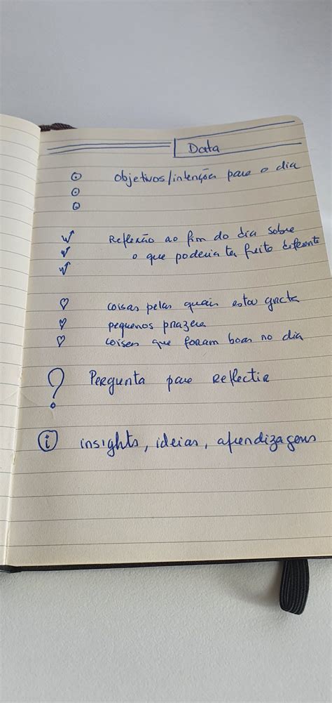 Exemplo De Um Diário - “Journaling”: uma espécie de diário com poderes - Objetivo Lua