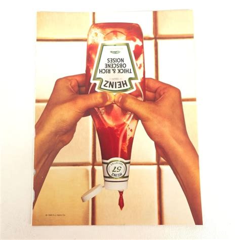 Heinz Art Vintage Heinz Ketchup Kitchen Decor Print Ad Y2k 200