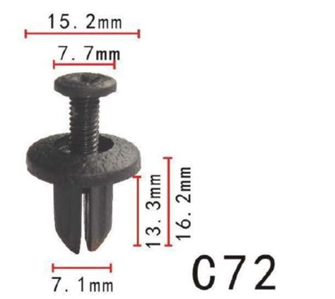 20pc Fit Honda 91550 SH3 003 Pillar Garnish Side Trunk Lining Push Type