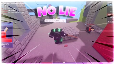 No Lie 「roblox Bedwars Montage」 Youtube