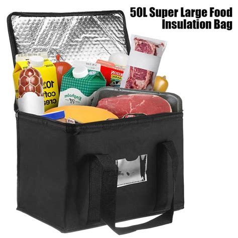 L Insulated Cool Bag Cooler Picnic Food Drinks Carrier Keep Cold Warm Tote Hot