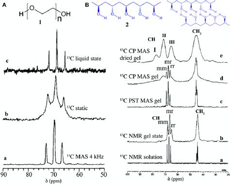 3 Solid State NMR Of Polymer Gels A Comparision Of The A 13 C MAS