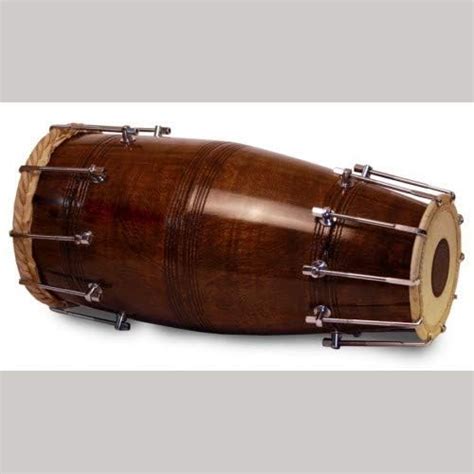 Akshar Tabla Mart Classical Sisam Wood Naal Dholki With Bag With Upar