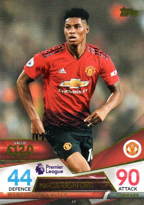 Topps Match Attax Ultimate Marcus Rashford Trading Card Database