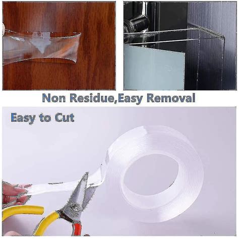 Multipurpose Nano Grip Tape Reusable Removable Washable Double Sided