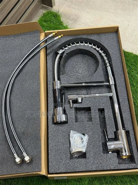 Stainless Hot And Cold Tap Chrome Kitchen Tap In Accra Metropolitan