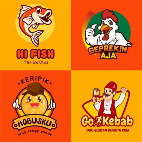 Promo Jasa Desain Maskot Logo Makanan Pedagang Kakilima Umkm Cepat