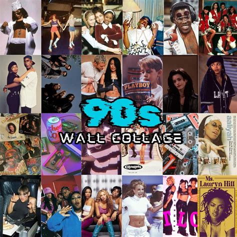 theme wall collage prints retro vintage art prints  home decor