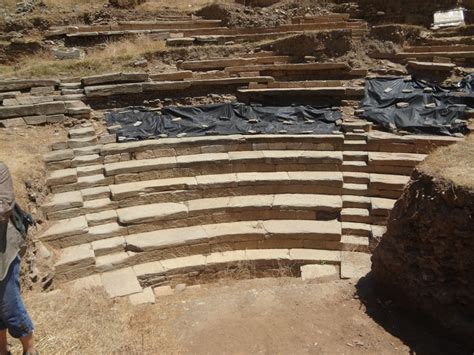 Ancient Theater Of Karthaia In Kea Island