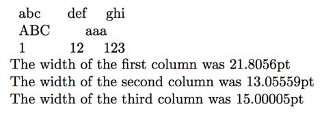 boxes - Measure the column width of a table - TeX - LaTeX Stack Exchange