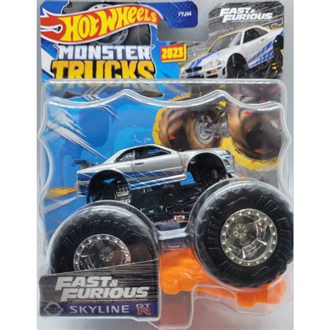 Monster Truck Hot Wheels Nissan Skyline Gt R Velozes E Furiosos Cole O Big Foot Tem Tico