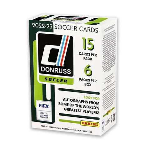 Panini Donruss Soccer Blaster Box Play Collect