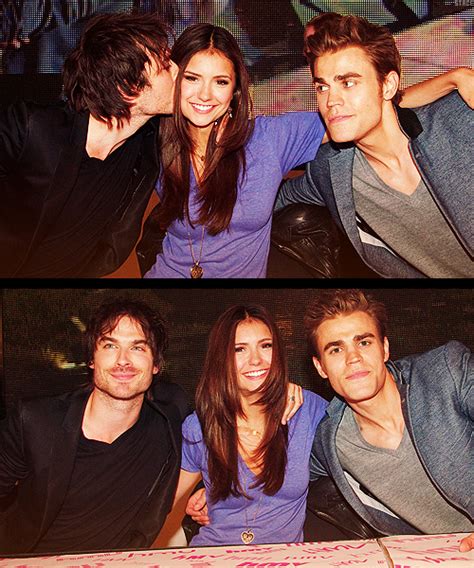 Ian Somerhalder Nina Dobrev Paul Wesley The Vampire Image 434148