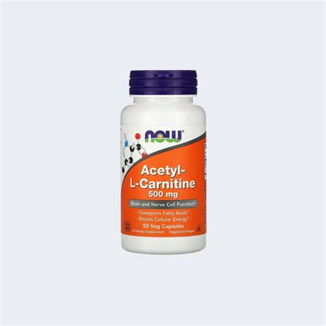 Acetil L Carnitina Mg Capsulas Now