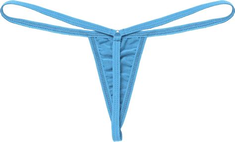 Buy Daenrui Woman S Low Rise Micro Thongs T Back Underwear V String Bikini Briefs Cheeky Panties