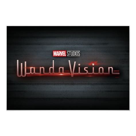 WandaVision Logo Poster | Zazzle | Poster, Marvel studios, Custom posters